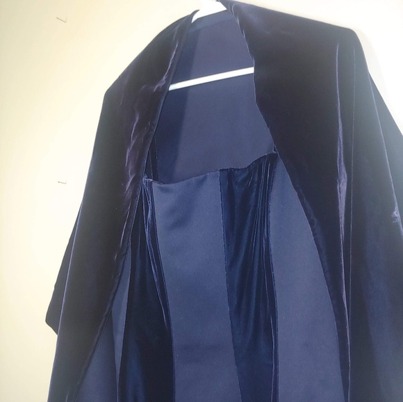 OLEG CASSINI BLACK TIE DRESS - Picture 5 of 6